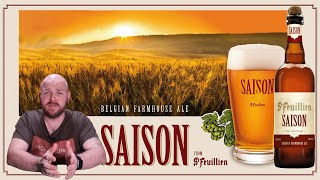 What would a dry hopped farmhouse ale taste like  St Feuillien Saison  Brew Review 284 [upl. by Cloutman]