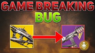 GAME BREAKING Weapon Bug Legendary Weapons with Exotic Perks  Destiny 2 Season of the Witch [upl. by Kirkwood312]