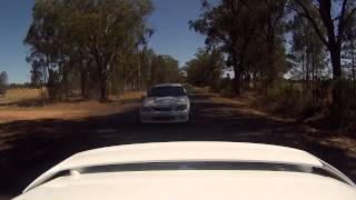 Ford xr6t ba falcon doing what it does best laying rubber [upl. by Uke409]