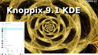 Knoppix 91 KDE Test [upl. by Fanning157]