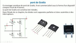 Redressement double alternance par pont de Graëtz [upl. by Tiphane]