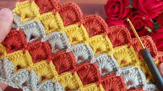 Simplicity Elevated A Stunning 3D CrochetLooking Blanket Model for Beginners [upl. by Llenoil382]