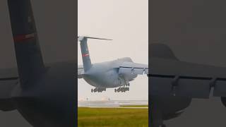 Secando pista en Palmerola Honduras el gigante de la USAF C5 Súper Galaxy aviacion aviation [upl. by Aliled421]