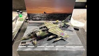 132 Scale Revell Harrier GR1 Full Build [upl. by Omoj]