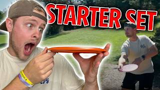 The Most Overstable Starter Set Ever  Disc Golf Starter Set Challenge [upl. by Ahsilla]