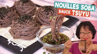 Nouilles SOBA et Sauce TSUYU  lexpérience culinaire très rafraichissante [upl. by Gerri]