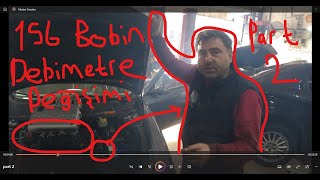 ALFA ROMOE 156 BOBİN DEBİMETRE VE BUJİ DEĞİŞİMİ PART 2 ALFA TEKNİK ÖZGÜR KOÇ 07 CZT 35 350000 KM [upl. by Sisi]