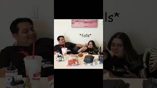 Messing with my boyfriend mukbang [upl. by Naujat]