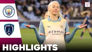 Manchester City vs Paris FC  Highlights  UEFA Womens Champions League Qualification 26092024 [upl. by Sremmus]