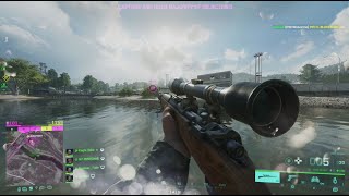 Battlefield 2042 WW2 Portal mode gameplay  Sniping with the K98  No Commentary [upl. by Wappes]