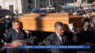 Roma lultimo saluto a Sinisa Mihajlovic  La Vita in diretta  19122022 [upl. by Mcevoy]