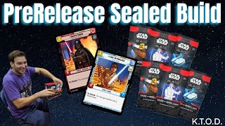 Star Wars Unlimited Pre Release Sealed Build  Prerelease Prep [upl. by Panaggio]