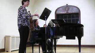 Patricia Calahan and Katia Kravitz Perform Bachs Violin Sonata in C minor BWV 1017 [upl. by Quintin]