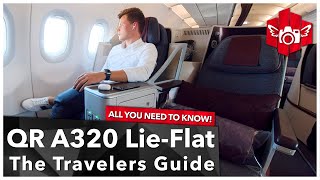 A Guide to QATAR AIRWAYS A320 Business Class LF [upl. by Karylin]