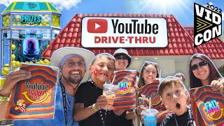 The Youtube Restaraunt amp VidCon 2022 Adventure FV Family tries Mr Beast Giant Gumball Machine [upl. by Damien]