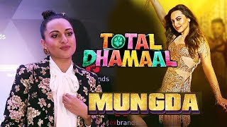 Sonakshi Sinha Reaction On Mungda Song Success In Total Dhamaal [upl. by Leilani]