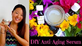 DIY AntiAging Serum  100 Natural Holistic and EASY Recipe [upl. by Lemrac]