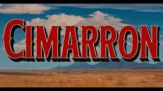 Cimarron 1960 Title Sequence Glenn Ford and Maria Schell [upl. by Ahl]