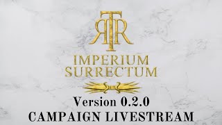 RTR Imperium Surrectum Roman Campaign Livestream Total War Rome Remastered [upl. by Aerdnaeel417]