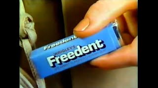 Wrigleys Freedent Gum Commercial 1981 [upl. by Vlad]