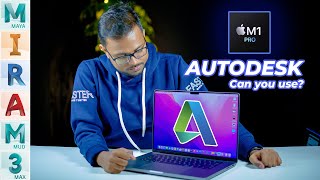 AutoCAD Inventor Maya on MacBook Pro 16quot M1 Pro  All Autodesk Softwares Revit 3ds Max Mudbox [upl. by Imit]