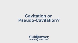 Cavitation or Pseudo Cavitation [upl. by Yves972]