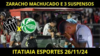 3 SUSPENSOS E 1 MACHUCADO GALO VAI ENTRA RSÓ COM TIME RESERVA HOJE [upl. by Anerec]