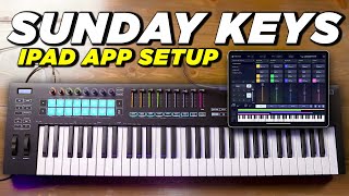 iPad Worship Keys Rig Setup Guide  Sunday Keys App [upl. by Aicitel]