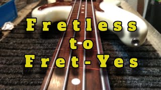 Fretting a Fretless Bass [upl. by Cymbre]