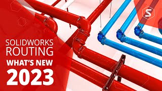 SOLIDWORKS Routing Enhancements  Whats New in SOLIDWORKS 2023 [upl. by Annairam]