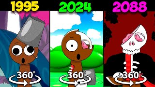 360° VR Incredibox Sprunki 1995 vs 2024 vs 2088 [upl. by Nylleoj]