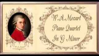 Wolfgang A Mozart Klavierquartett gmoll KV 478 [upl. by Eiuqram936]