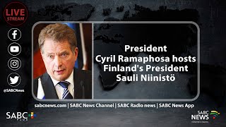 President Cyril Ramaphosa hosts Finlands President Sauli Niinistö [upl. by Raybin]