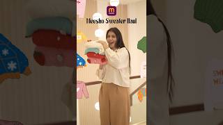 🎀🍓Meesho sweater haul  cardigan haul goesviral cardigan hauls sweater meesho [upl. by Nathanil65]