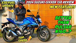 2024 New Suzuki Gixxer 150 Review  Top Speed 🔥  Better Than Pulsar N160 [upl. by Notsyrb259]