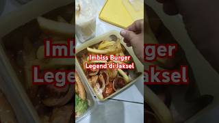 Burger Legend Jaksel jualan streetfood hotdog burger masak cooking bungkus food makan pagi [upl. by Loredo593]