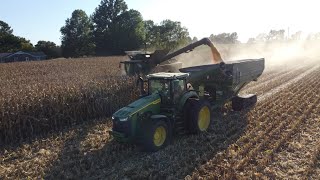 Driving grain cart during corn harvest 2022 week three [upl. by Losse]