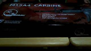 ASG Armalite M15A4 Carbine Airsoft AEG Rifle Unboxing [upl. by Isbel671]