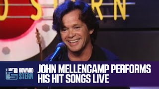 John Mellencamp Performs a Medley of His Hits Live on the Stern Show 2001 [upl. by Aneryc819]