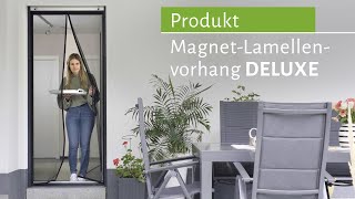 MagnetLamellenvorhang DELUXE – langfristiger Schutz vor Insekten  insektenstopnet [upl. by Eiramlatsyrk]