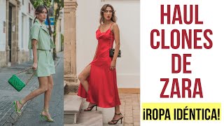 MODA Haul de ZARA  CLONES IDENTICOS tendencias verano [upl. by Roland]