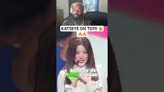 KATSEYE UP NEXT 🤯🔥🔥🔥 reaction katseye kpop jpop shorts [upl. by Potash421]