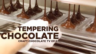 Tempering Chocolate  Episode 5  Craft Chocolate TV [upl. by Leslie]