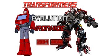 IRONHIDE Evolution in Cartoons Movies and Video Games 19842022  Transformers [upl. by Aniraad921]