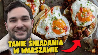 GDZIE ZJEŚĆ TANIE ŚNIADANIE W WARSZAWIE Śniadania z Kawą Za Mniej Niż 20zł [upl. by Boys]