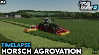 Purchase of a Pottinger NOVACAT mower amp mowing grass  FS22 Timelapse Horsch AgroVation  3 [upl. by Llerod]