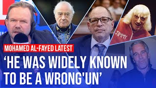 Mohamed AlFayed compared to Savile Epstein and Weinstein amid sexual abuse allegations  LBC [upl. by Akcirahs926]