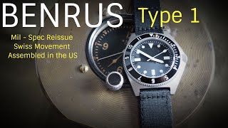 Benrus Type 1 Reissue an Iconic Mil Spec Watch Reborn Swiss Automatic Assembled in the US [upl. by Ycnay538]