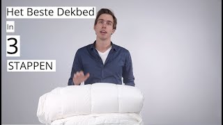 Het beste dekbed in 3 stappen [upl. by Keenan]