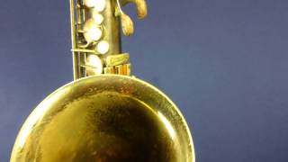 Buescher Aristocrat 1936 tenor saxophone [upl. by Ardnuat]